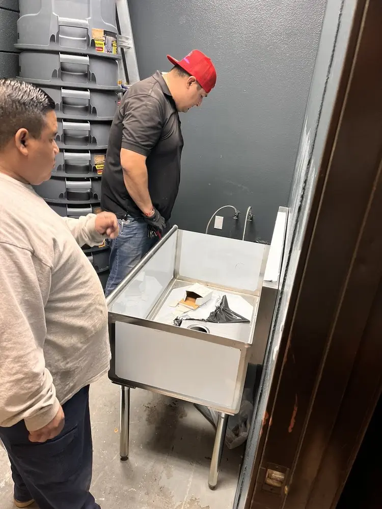 Commercial plumbing and sink installation in Hickory Tree